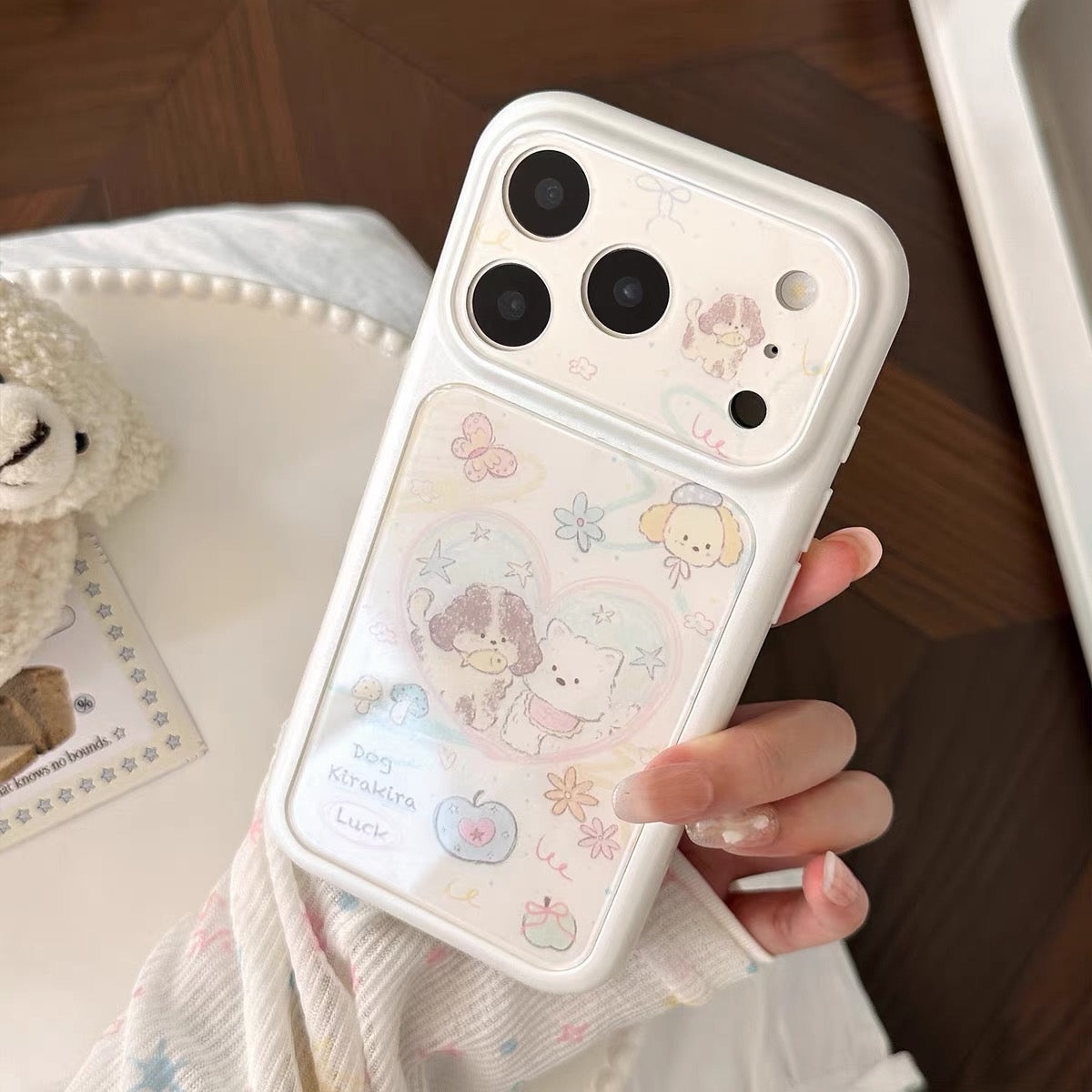 iPhone 16 - Cute Dog Glossy Case