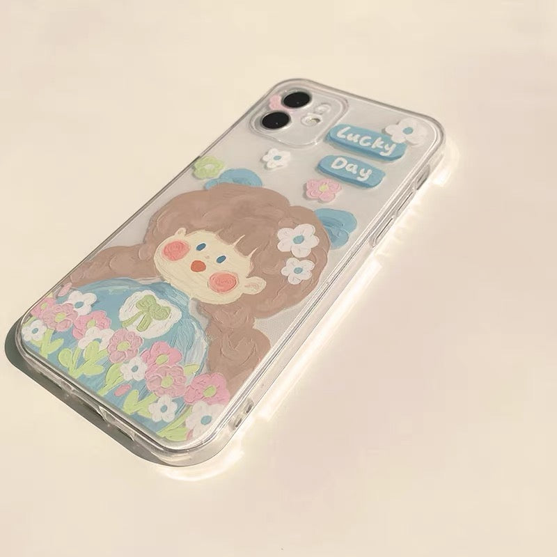 iPhone 15 - Cute Girl Case