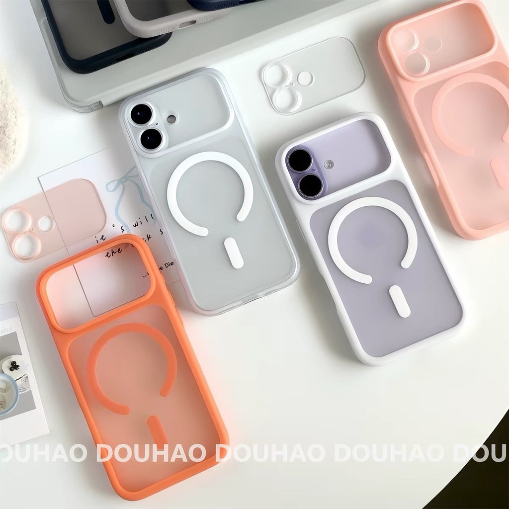 iPhone 15Promax - White Border Case (Wide Window)