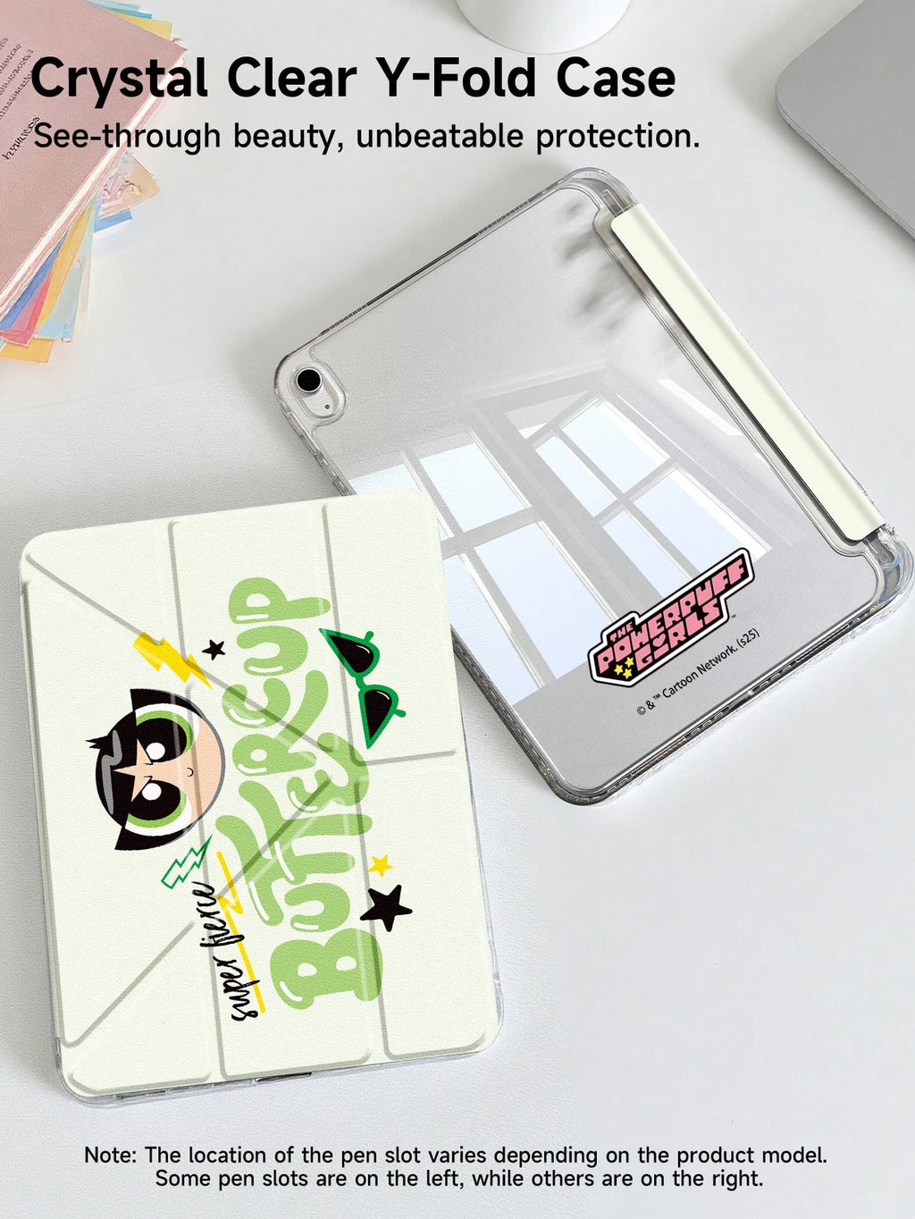 iPad Case, Powerpuff Girl (3+Y-Fold) Base, Air