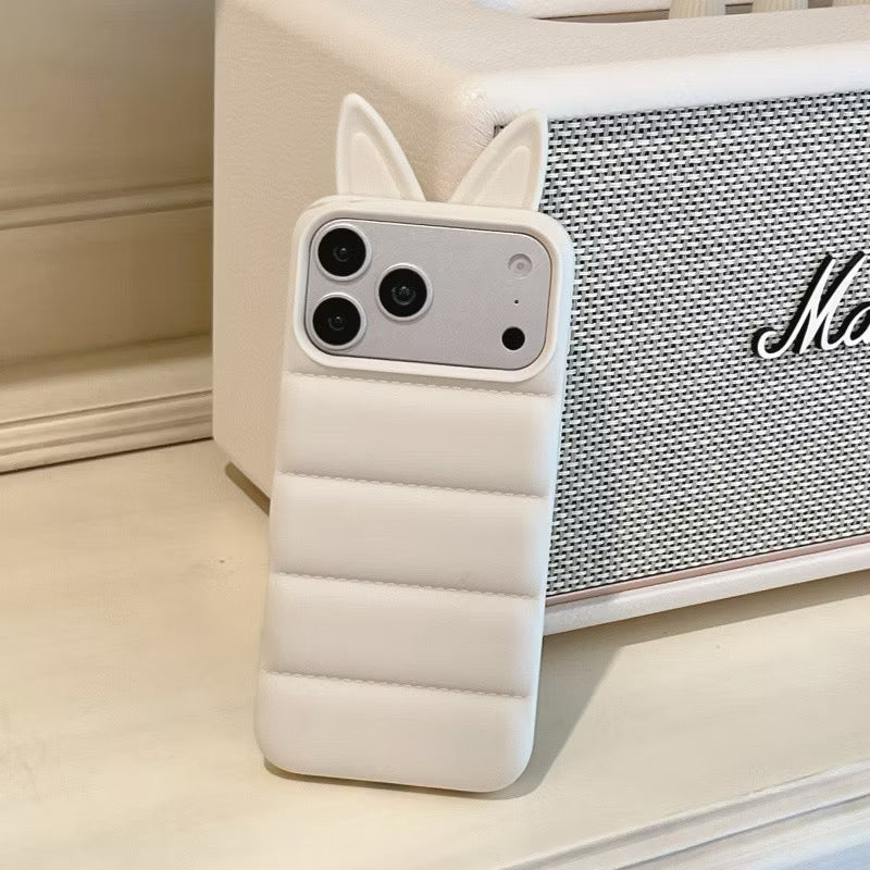iPhone 15 - Cat Ear Silicone Case