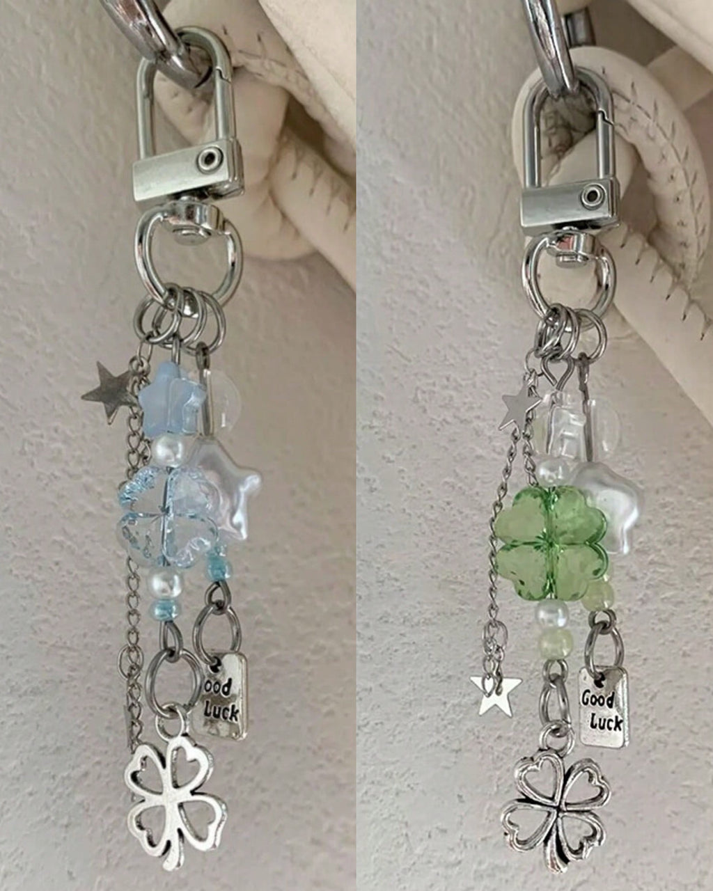 Keychain D-18, Clover Charm