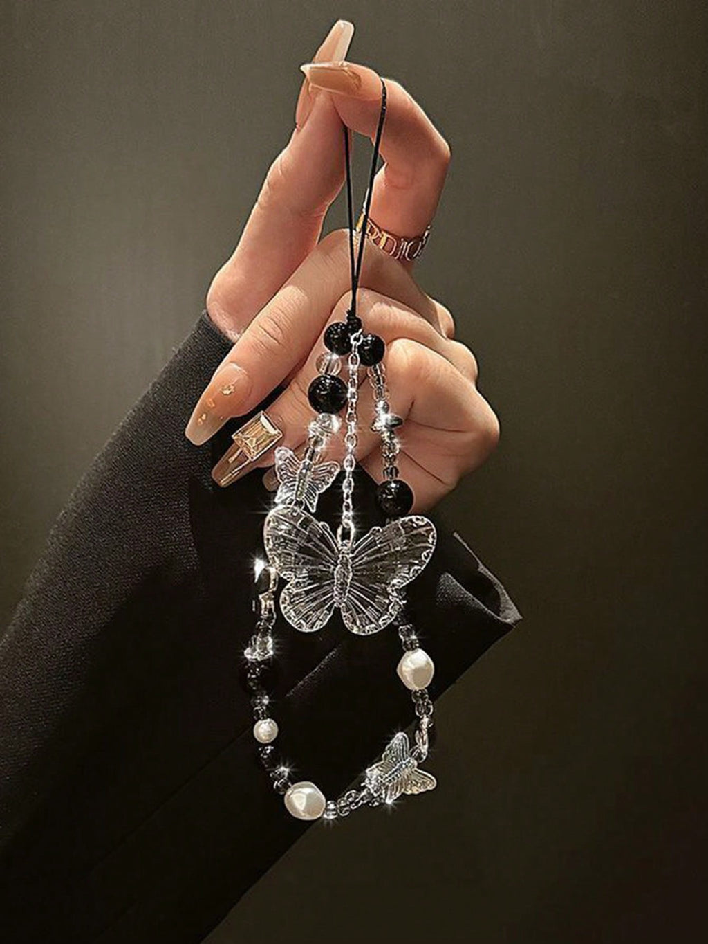 Lanyard S-8, Butterfly Charm