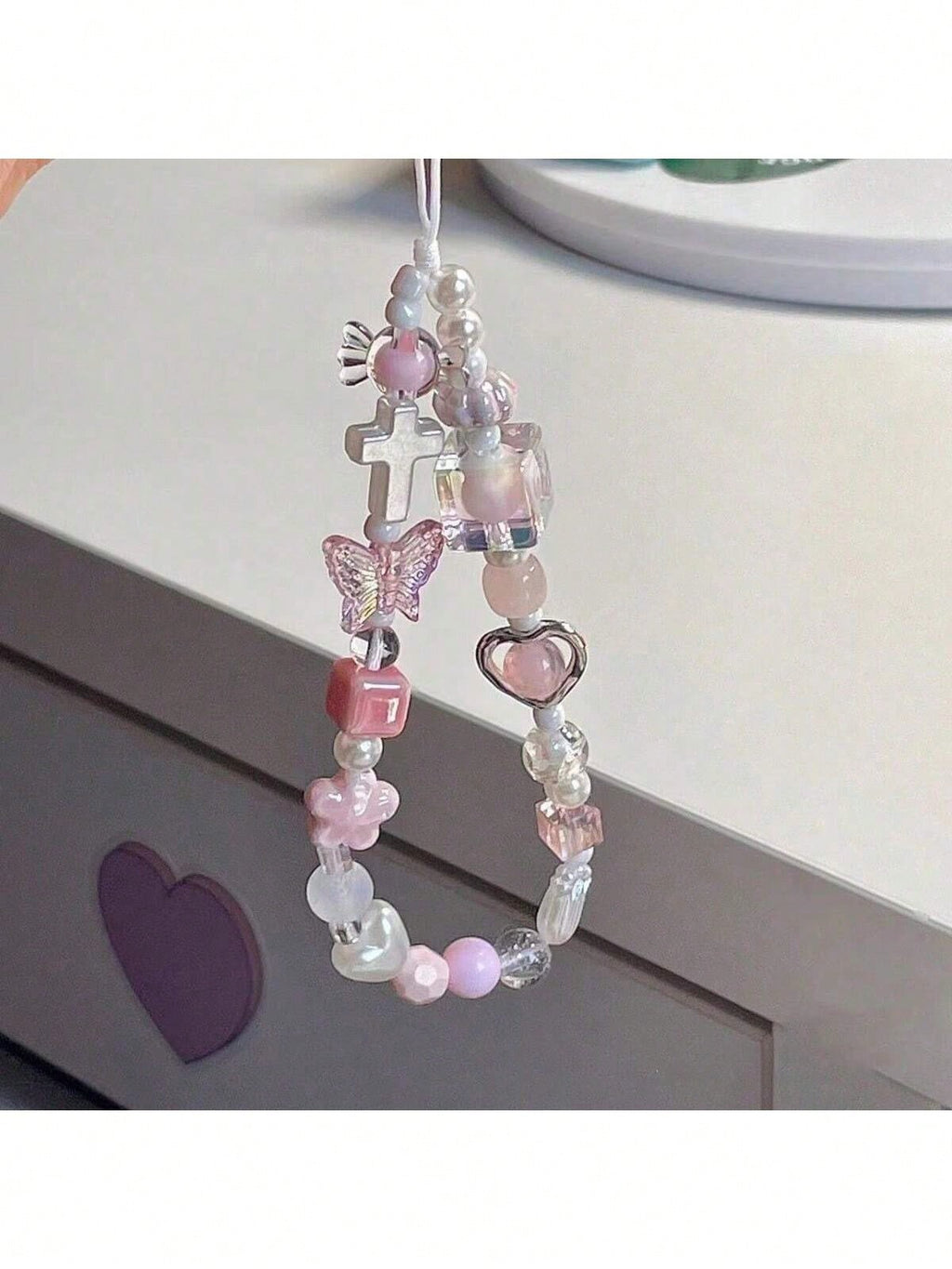Lanyard S-13, Pink Charm