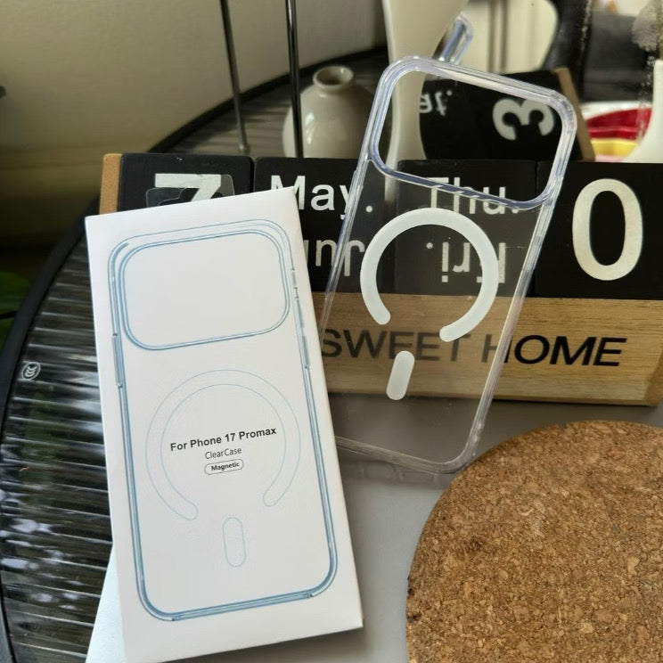 iPhone 17Promax/ 18Promax - Acrylic Clear Magnetic Case