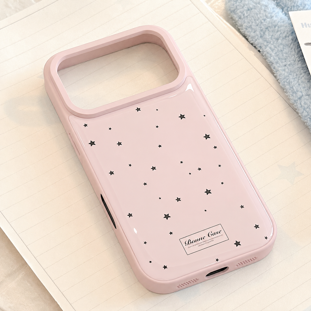 iPhone 15 - Pink Star Case